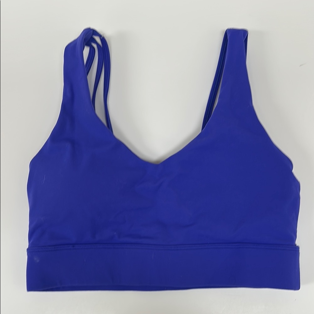 Myles fitness Women's Blue Sports Bra-small